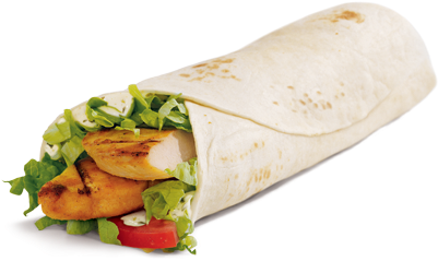 Southwest Chicken Wrap - Sonic Grilled Chicken Wrap (400x450), Png Download