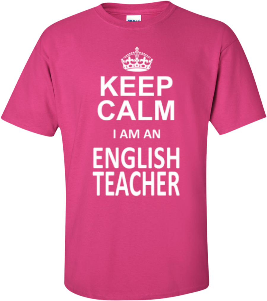Keep Calm I'm An English Teacher T-shirt Hoodie - Keep Calm (1024x1024), Png Download