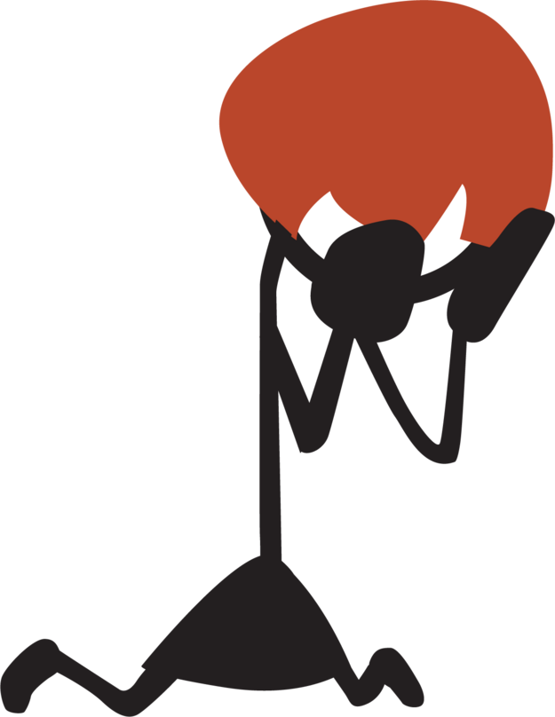 7273 Stick Figures Woman2 1 Web - Emotion Stick Figures (625x808), Png Download