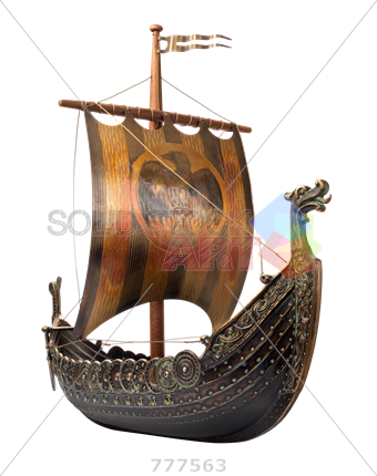 Vikings Ships Of Cardboard (340x430), Png Download