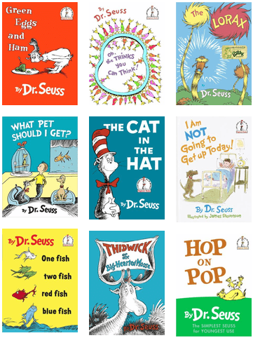 Seuss And Read Across America Day - Dr Seuss Books (436x527), Png Download