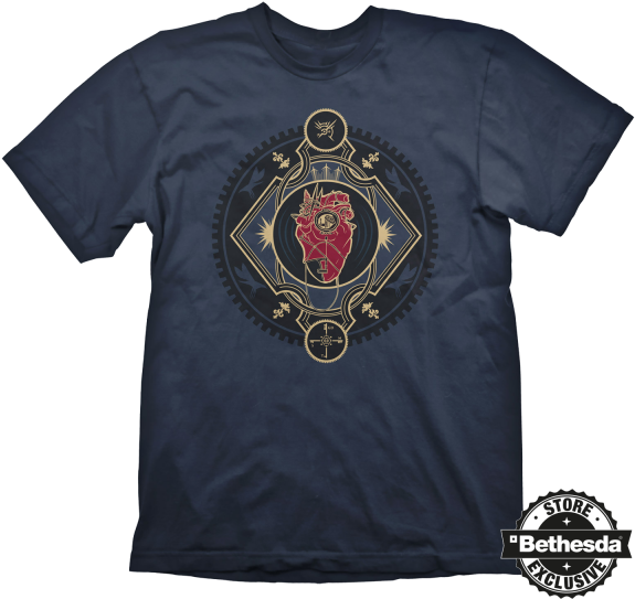 Dishonored 2 T-shirt Heart - Lakeside Amusement Park Shirt (600x600), Png Download