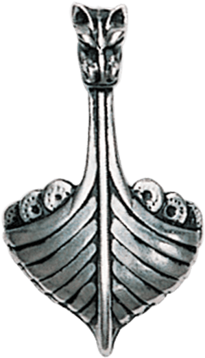 Dragonhead Viking Ship Pendant - Viking Dragon Head (555x555), Png Download