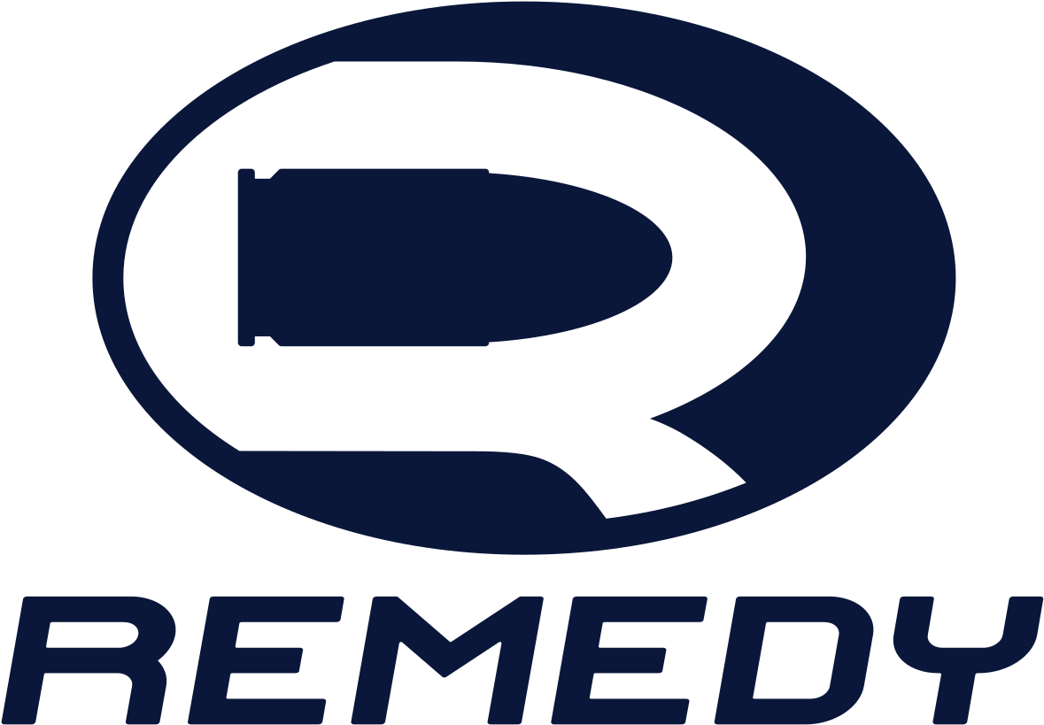 Remedy Games Logo (1200x836), Png Download
