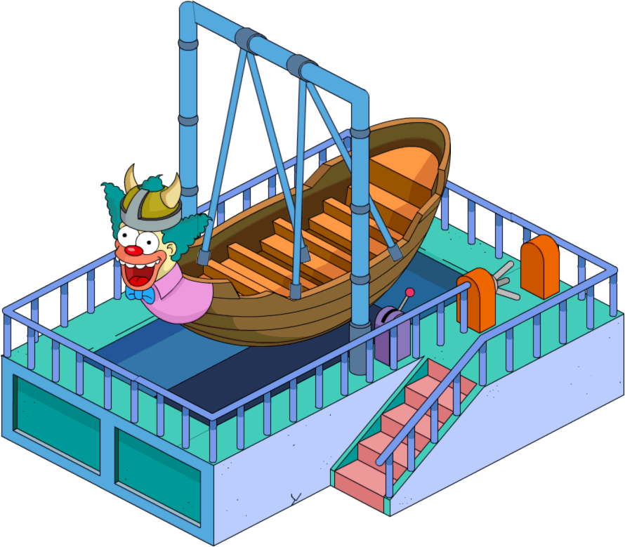 Viking Boat Ride - The Simpsons: Tapped Out (890x779), Png Download