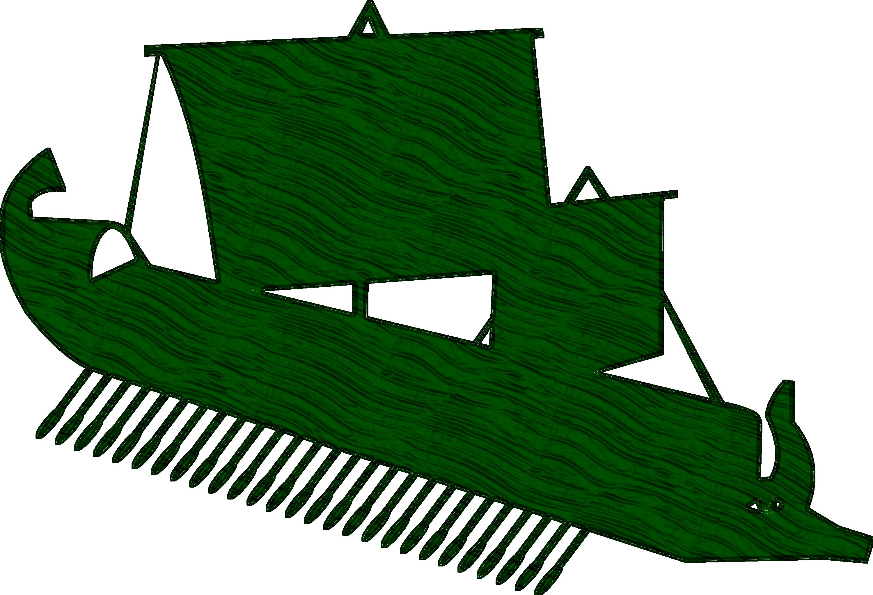 Viking Ship 4 - Viking Ships (3000x2044), Png Download