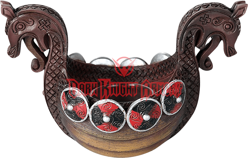 Viking Ship Votive Holder - Pacific Giftware Viking Boat Votive (850x850), Png Download