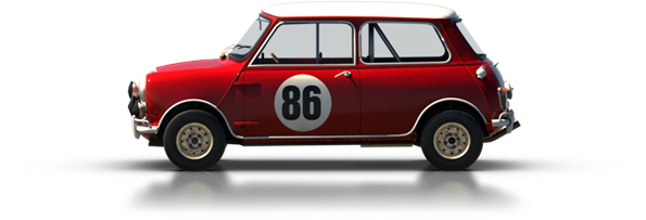 Dirt Rally Mini Cooper S - Innocenti Mini (762x293), Png Download