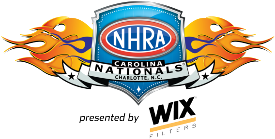 Nhra Carolina Nationals Logo (580x304), Png Download