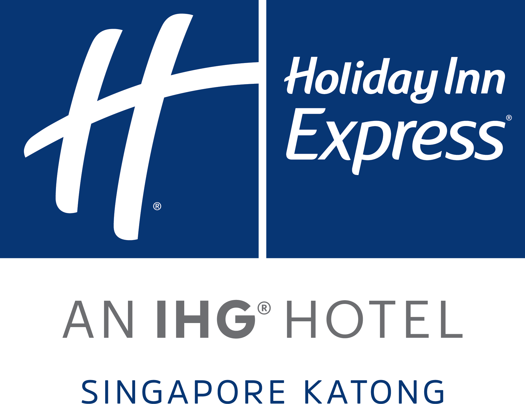 Book Online With Booking - Holiday Inn Express An Ihg Hotel Logo (1838x1417), Png Download