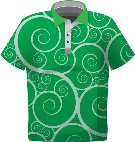 Heraldry Sublimated Polo Shirt - Shirt (450x476), Png Download