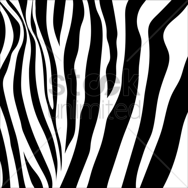 Zebra Stripes Background V矢量图形 - Zebra (600x600), Png Download