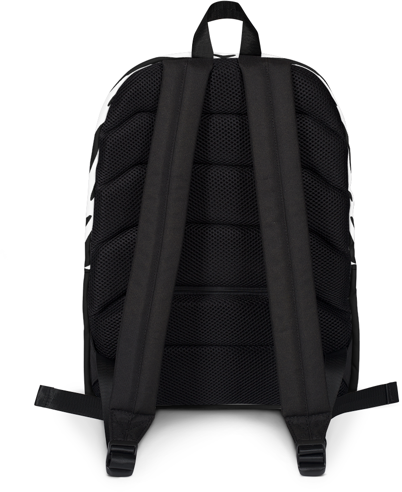 Personalized Black Zebra Stripes Basketball Backpack - Backpack (1000x1000), Png Download