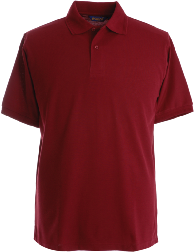 Pique Polo Shirt Wine - Red Wine Polo Shirt (419x630), Png Download