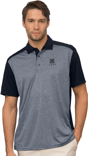 2615 Vansport™ Two-tone Polo - Polo Shirt Two Tone (416x624), Png Download