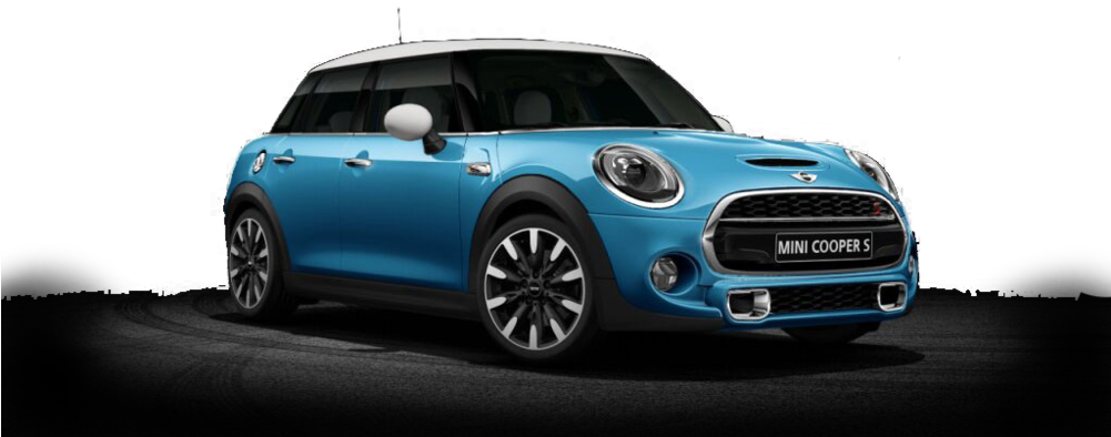 Mini 5 Door Cooper S Electricbluemetallic - Mini Cooper D Emerald Grey (1000x417), Png Download
