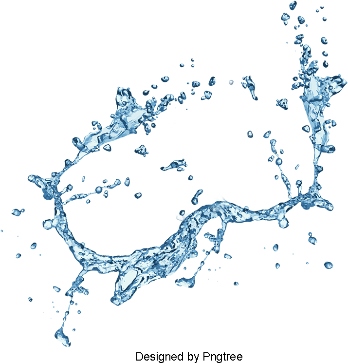 Spray Splash Blue Water Drops, Splash Clipart, Water - Iregro Bbq Grill Brush 3 In 1, 360 Cleaning Pp Heat (800x800), Png Download