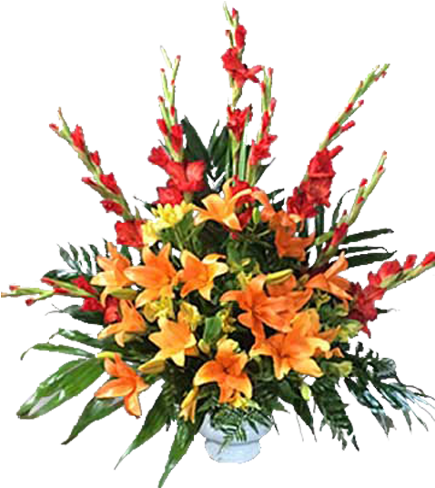 Flaming Fall - Bouquet (600x600), Png Download