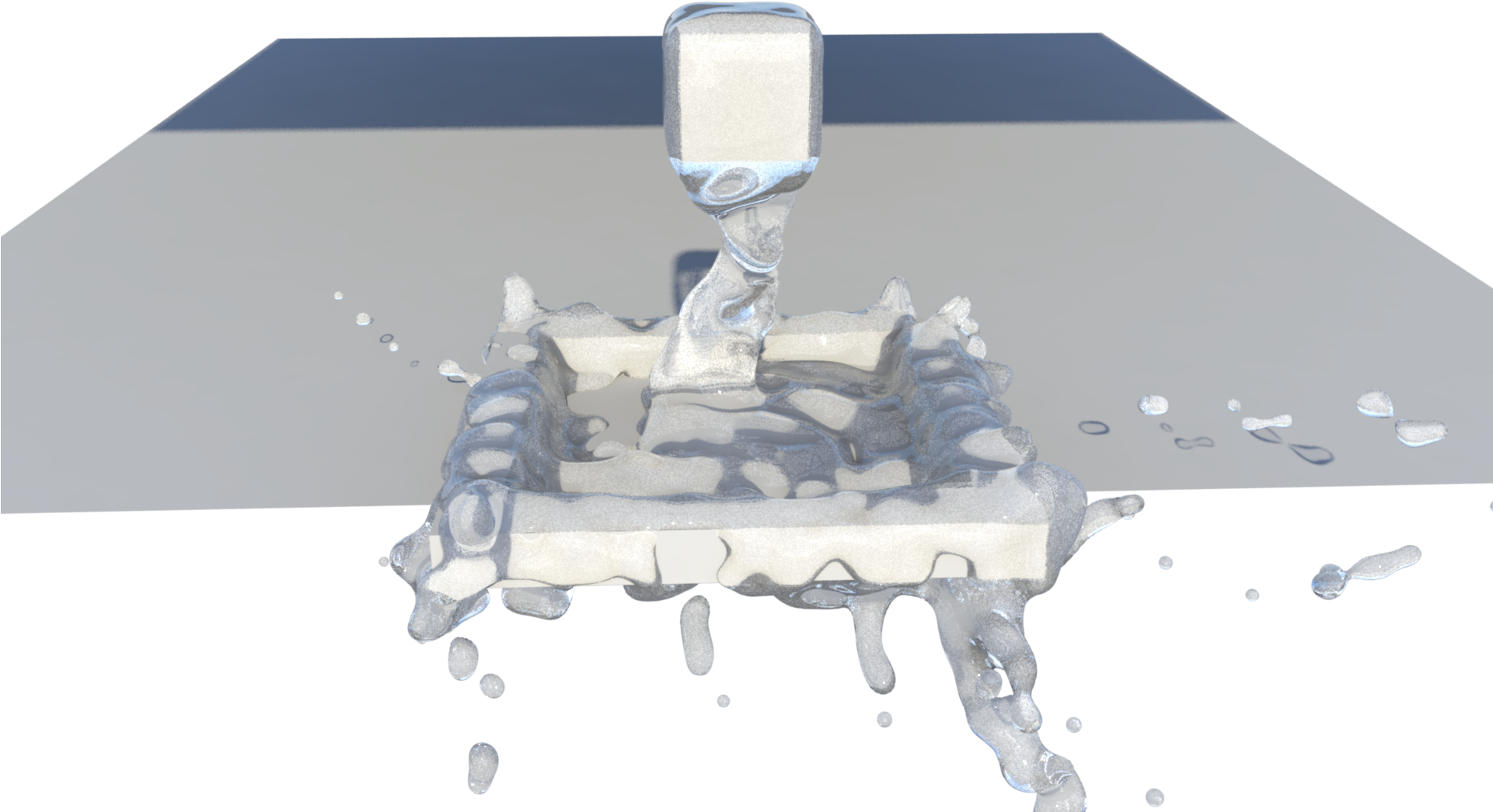 This Is A Quick Render Using Bifrost In Maya - Robot (1920x1080), Png Download