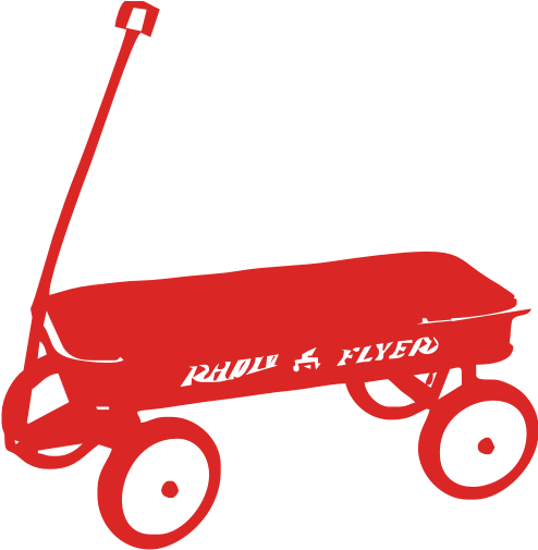 Red Wagon Baby One Piece, Toddler T Shirt - Red Transparent Wagon (510x510), Png Download