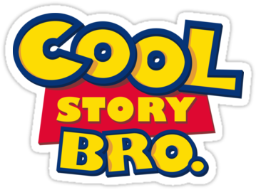 Cool, Bro, And Toy Story Image - Cool Story Bro Png (375x360), Png Download