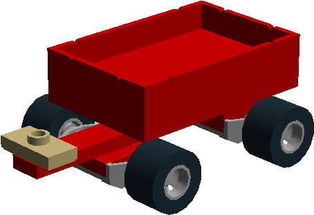 Litte Red Wagon01 - Wagon (1126x576), Png Download