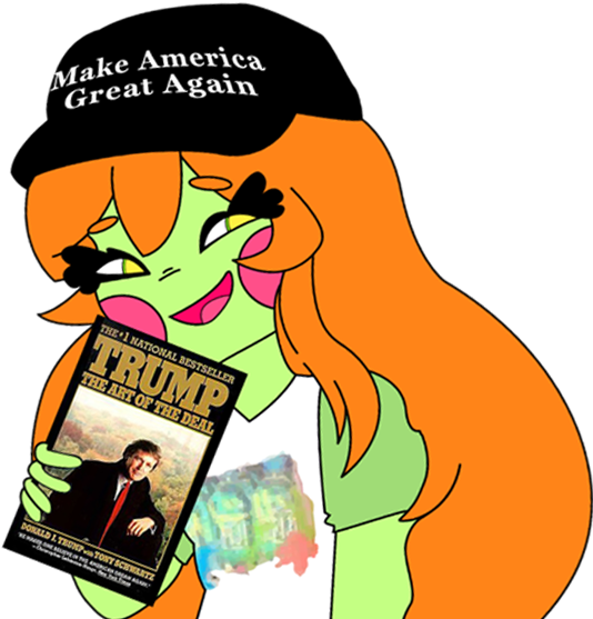 Pipi Art Of The Deal Isolated - Trump: The Art Of The Deal (876x724), Png Download