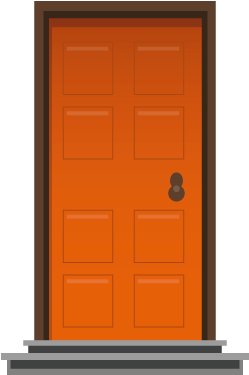 Puerta - Home Door (400x400), Png Download