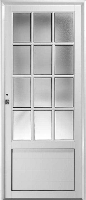 Puerta Aluminio Png - Puerta De Aluminio Vidrio Repartido (640x640), Png Download