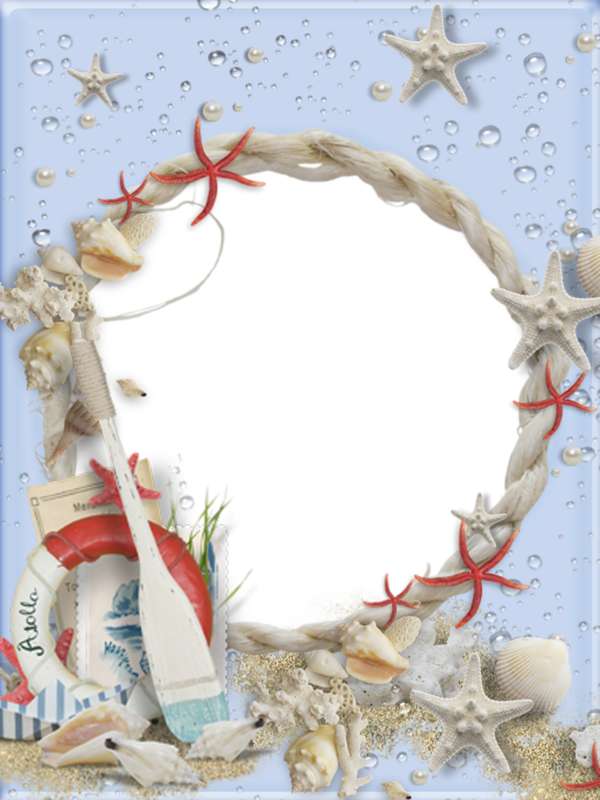 Sea Clipart, Nautical Pictures, Png Photo, The Ocean, - Transparent Seashell Photo Frame (600x800), Png Download