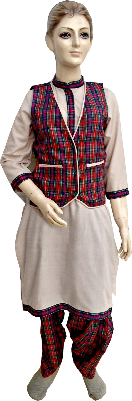 Regular - Salwar Suit Dress Of Dav Public School (1200x1800), Png Download