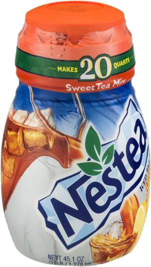 Nestea Sweet Iced Tea Mix, Lemon - 45.1 Oz Canister (600x600), Png Download