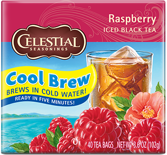 Black Tea - Celestial Seasonings Cool Brew (400x343), Png Download