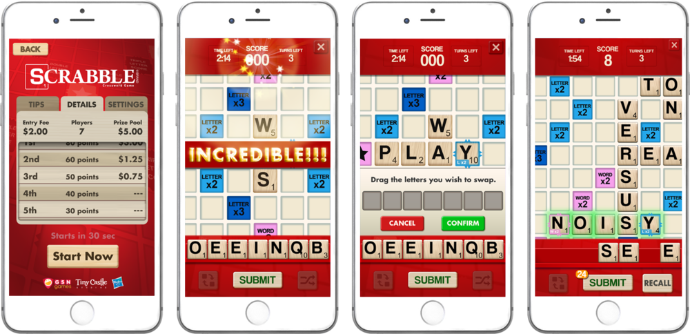 Gsnscrabble Phones 00 - Hasbro Games Scrabble Classic Board Game (1000x484), Png Download