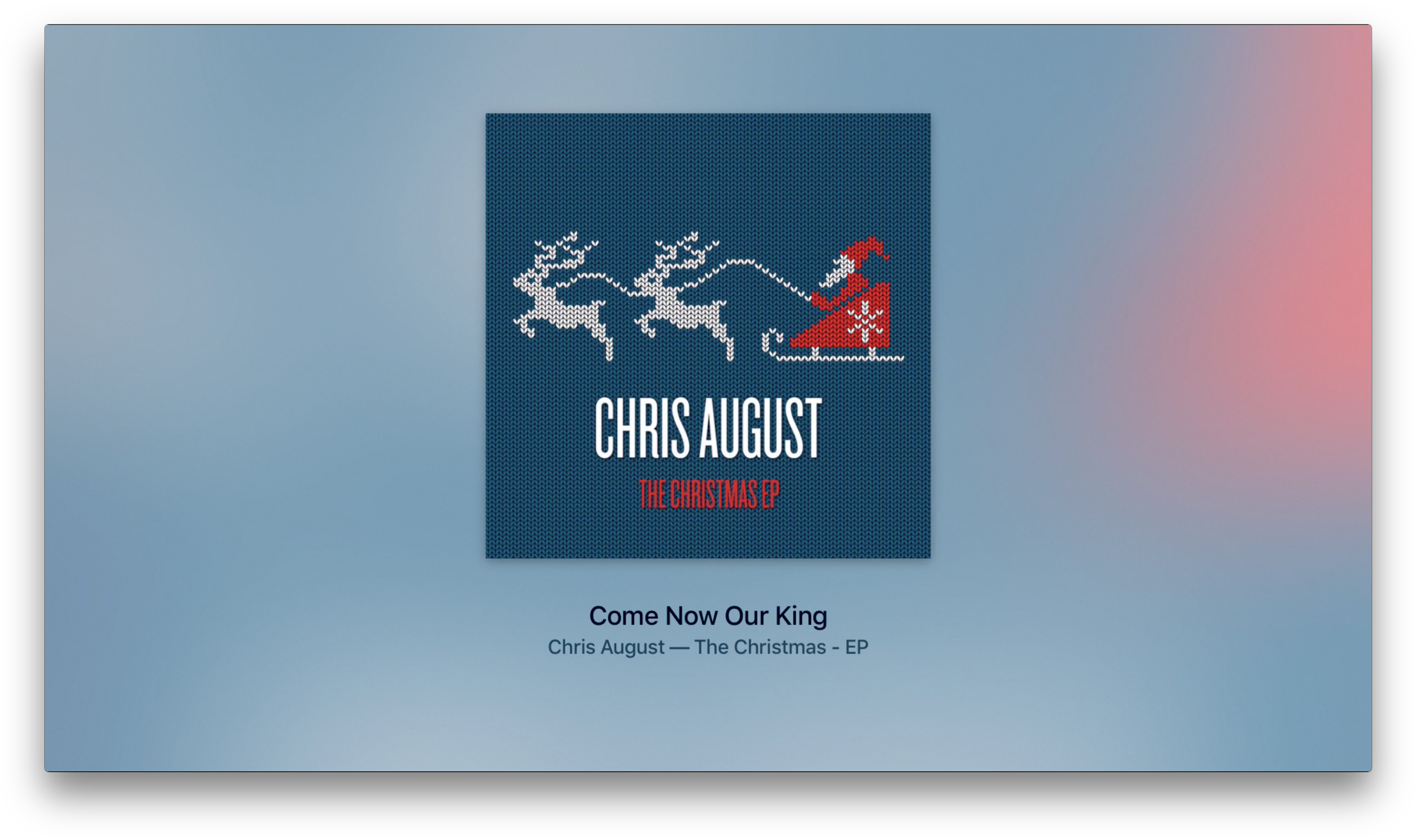 Siri Can Spin Christmas Music All Day, Even If You - Chris August: Christmas, Ep (3104x1846), Png Download