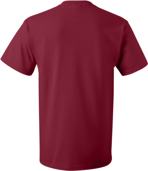 Hd Cotton Short Sleeve T-shirt Shopcustomizeit - Red Round Neck T Shirt (600x600), Png Download