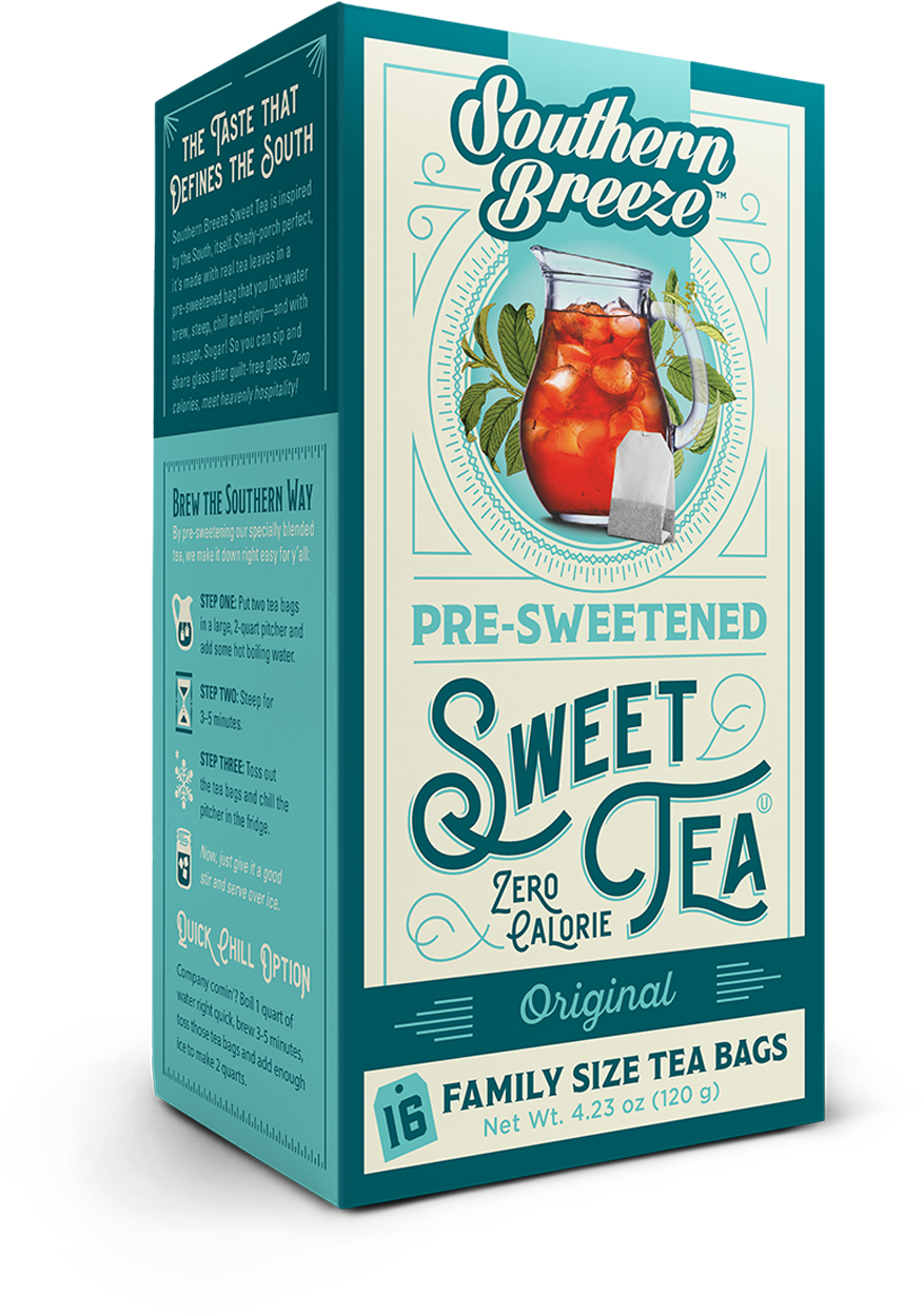 Original Iced Sweet Tea - Southern Breeze Sweet Tea Half & Half (1500x1500), Png Download