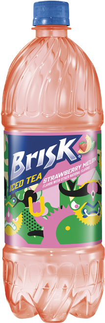 Brisk Iced Tea Strawberry Melon - Brisk Drink (672x672), Png Download