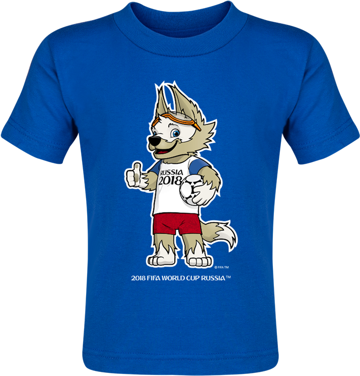 2018 Fifa World Cup™ Russia Zabivaka™ Mascot Toddler - Russia World Cup Shirt (800x800), Png Download