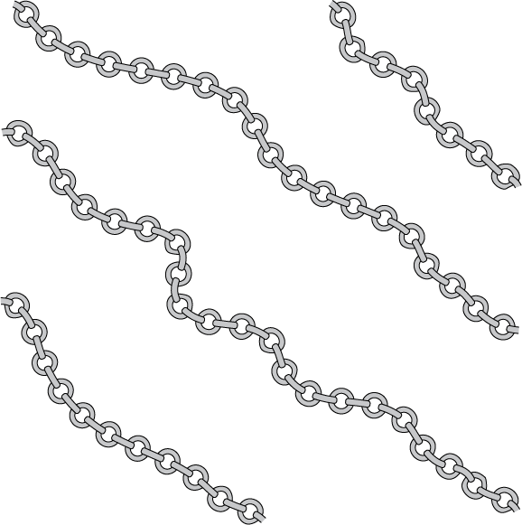 4 Chains Chain Drawing Chain (578x581), Png Download