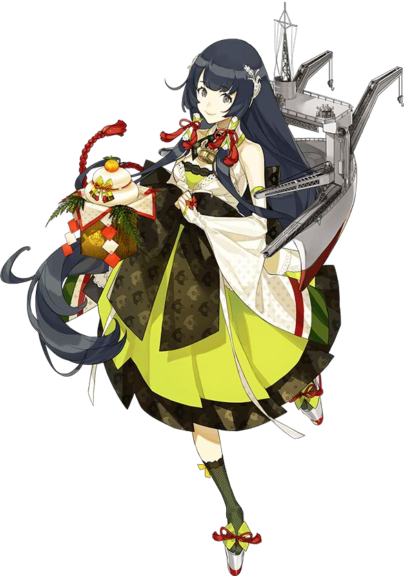 Mizuho New Year 2016 - 水上 機 母 瑞穗 (586x835), Png Download