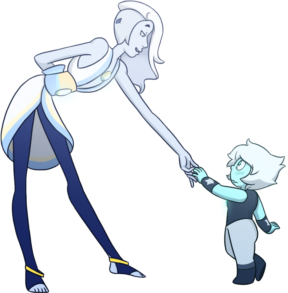Moonstone Ice - Steven Universe Moonstone Fusion (1248x1080), Png Download