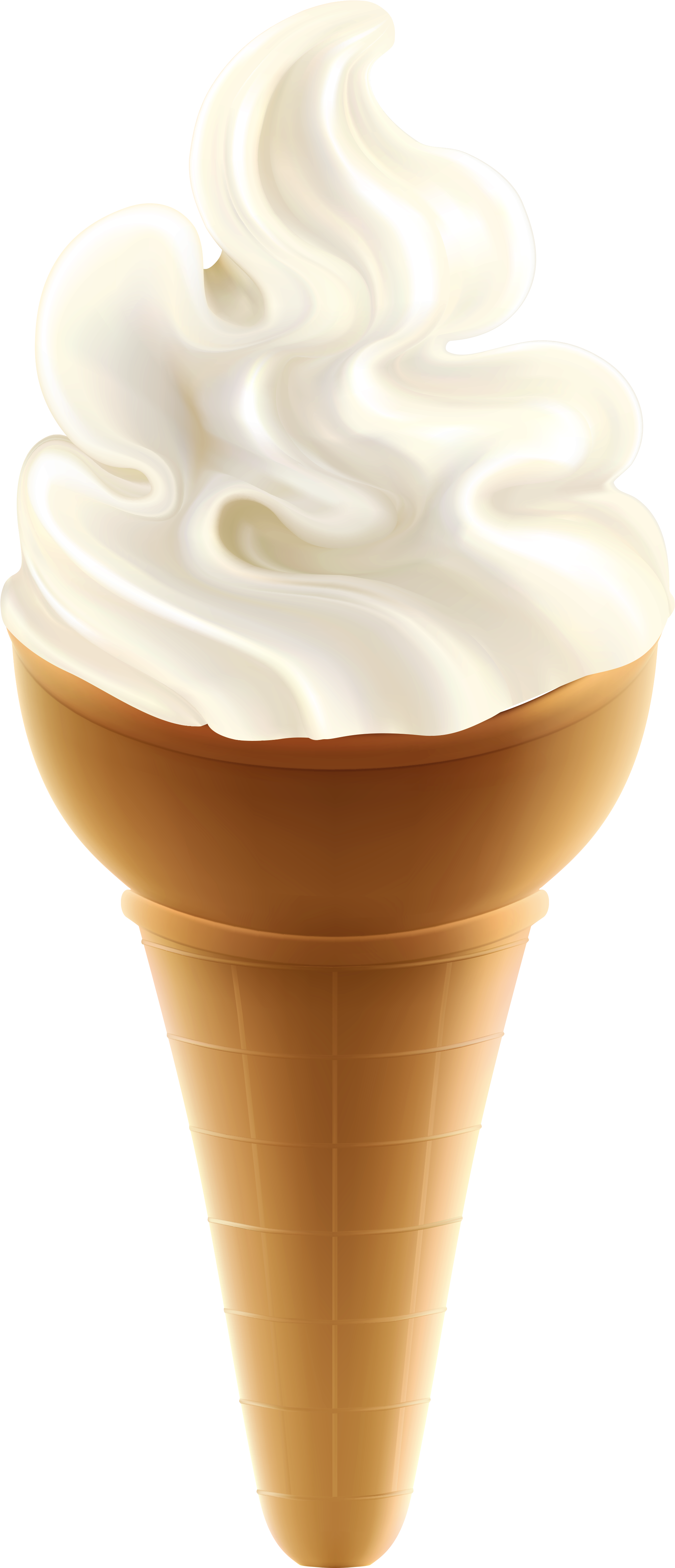 Transparent Ice Cream Cone Picture - Transparent Background Ice Cream (2192x4768), Png Download