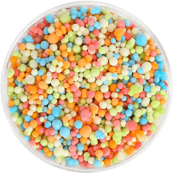 Rainbow Ice - Rainbow Dippin Dots (600x600), Png Download