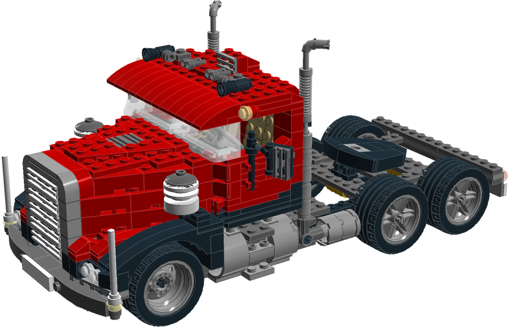 Big Rig - Trailer Truck (1100x660), Png Download