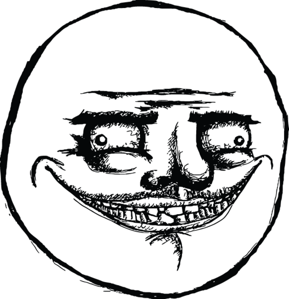 Ca Moon With Human Face Clip Art From Pinterest Png - Meme Me Gusta Png (580x600), Png Download