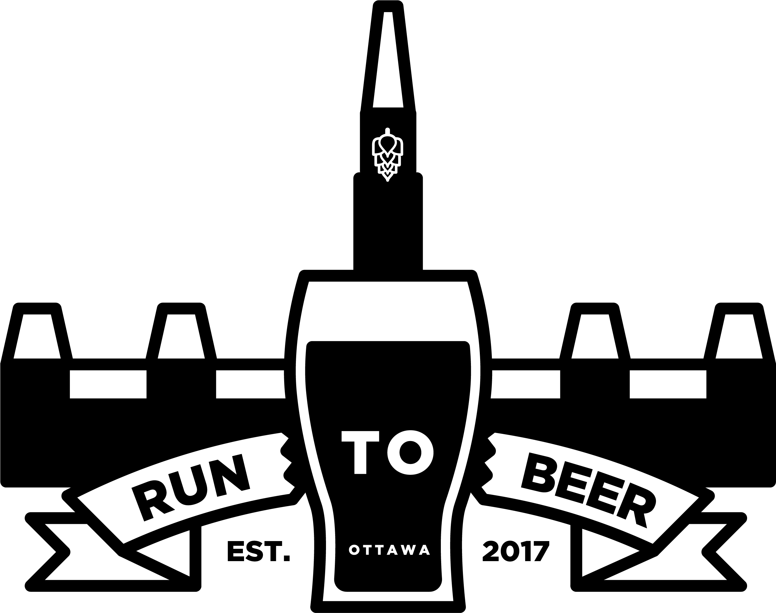 #runtobeerott Is An Excuse To Get Together For A Light - Beer (2708x2156), Png Download