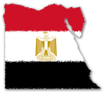Egypt Map Flag - Egypt Flag (410x360), Png Download