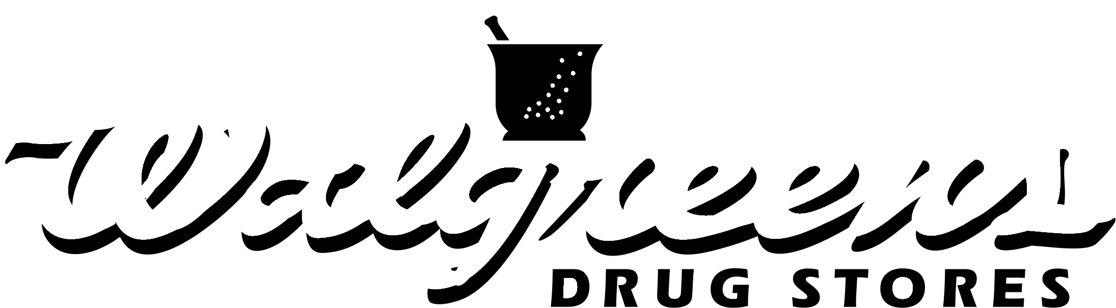 Walgreens Logo Black And White - Walgreens White Logo Png (2400x2400), Png Download