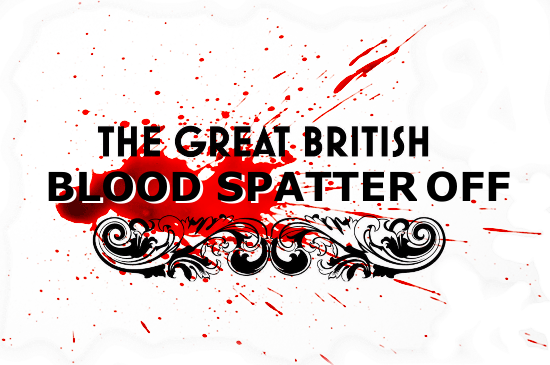 Bloodspatter4 - Great British Bake Off (550x365), Png Download